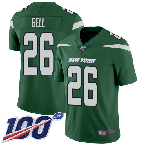 New York Jets Limited Green Men LeVeon Bell Home Jersey NFL Football #26 100th Season Vapor Untouchable